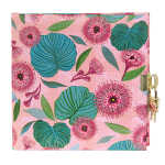 Goldbuch Tagebuch Tropical Leaves pink
