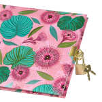 Goldbuch Tagebuch Tropical Leaves pink