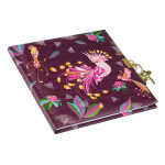 Goldbuch Tagebuch Tropical Birds plum