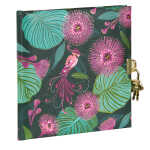Goldbuch Tagebuch Tropical Birds green