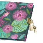 Goldbuch Tagebuch Tropical Birds green