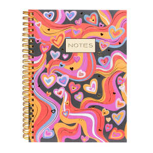 Goldbuch Spiral-Notizblock A5 Good Vibes Hearts