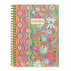 Goldbuch Spiral-Notizblock A5 Good Vibes Flower