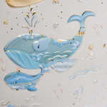 Goldbuch Geschenktasche Blue Whale
