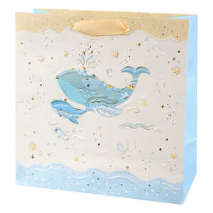 Goldbuch Geschenktasche Blue Whale