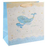 Goldbuch Geschenktasche Blue Whale