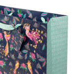 Goldbuch Geschenktasche Tropical Birds blue