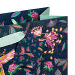 Goldbuch Geschenktasche Tropical Birds blue