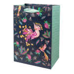Goldbuch Geschenktasche Tropical Birds blue