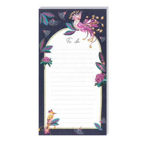 Goldbuch To-Do-Liste Tropical Birds dark