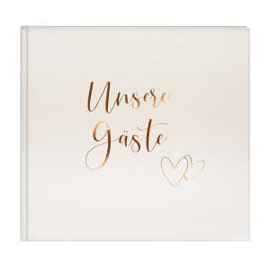 Goldbuch Gästebuch Herzklopfen