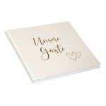 Goldbuch Gästebuch Herzklopfen