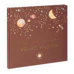 Goldbuch Babytagebuch voller Wunder - Weltraum Terracotta