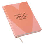 Goldbuch Notizbuch love what you do love what you do