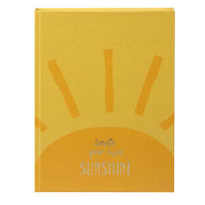 Goldbuch Notizbuch create sunshine create sunshine