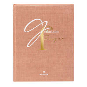 Goldbuch Notizbuch Notizen Gedankenfänger