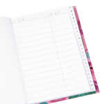 Goldbuch Adressbuch Tropical Leaves