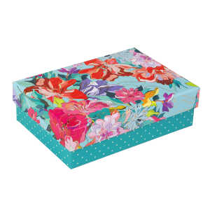 Goldbuch Geschenkkartonage - klein Velvet Bloom