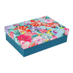 Goldbuch Geschenkkartonage - mittel Velvet Bloom