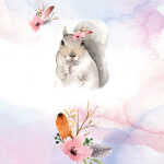 Goldbuch Geschwistertüte 35cm Eichhörnchen