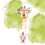 Goldbuch Geschwistertüte 35cm Giraffe
