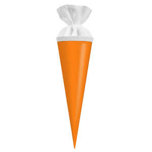 Goldbuch Geschwistertüte 35cm mit farbigem Filzverschluss Neonorange