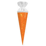 Goldbuch 35cm Geschwistertüte Glitter Neonorange