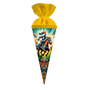 Goldbuch Schultüte 50cm rund Ritterhelden