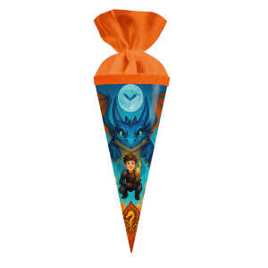 Goldbuch Schultüte 50cm rund Drachenfreund