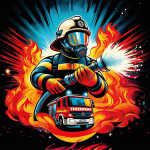 Goldbuch Schultüte 70cm Feuerwache