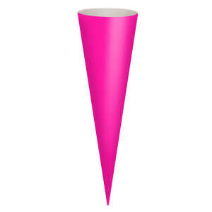 Goldbuch Bastelschultüte 70cm ohne Filzverschluss Neonpink