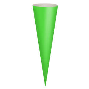 Goldbuch Bastelschultüte 70cm ohne Filzverschluss Neongrün