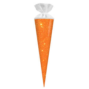 Goldbuch Schultüte 70cm Glitter Neonorange