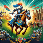 Goldbuch Schultüte 85 cm 6-eckig Ritterhelden