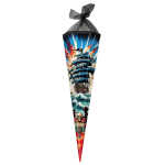Goldbuch Schultüte 85 cm 6-eckig Piratensturm