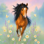 Goldbuch Schultüte 85 cm 6-eckig Wiesenglück