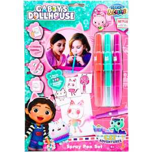 Gabby´s Dollhouse - Sprühstift-Set (3er) im A4-Umschlag