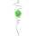 Kinetic Art: Metal Hanging Wind Spinner Accessory: Crystal Twist 27 cm (green)
