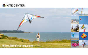 Kopfschild Kitecenter 562mm - Metall-Drehständer 50cm / Shop-In-Shop 60cm