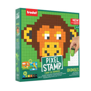 Kinderstempel Pixel Stamp Tiere