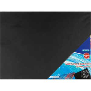 Leinwand 30x40cm schwarz