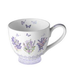 Kaffeebecher 0,45l Schöner Lavendel