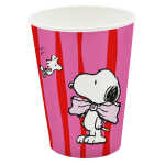 Motivbecher Neon Snoopy 10ST rosa/weiß