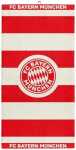 Duschtuch Logo Stripes rot/weiß