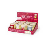 Weihn.Duftkerze Happy Christmas sortiert