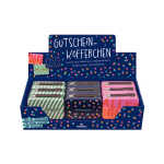 Gutschein-Köfferchen Herzensgrüße
