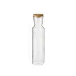 Glaskaraffe LINES 1,5l mit Korkdeckel
