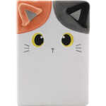 Notizbuch A5 Plüsch Cats orange