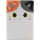 Notizbuch A5 Plüsch Cats orange