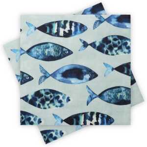 Motivserviette 33x33cm maritim